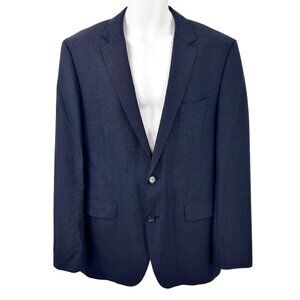 HUGO BOSS DARK NAVY BLUE THE JAMES4/SHARP6/WE BLAZER SUIT JACKET - 42L